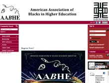 Tablet Screenshot of blacksinhighered.org